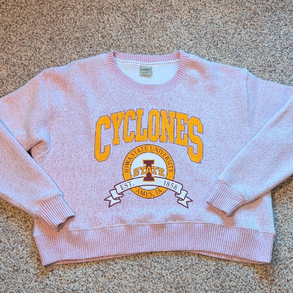 Pink ISU Cyclones Women's Sweater